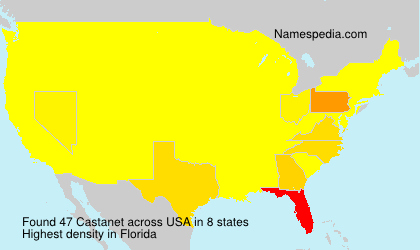 Surname Castanet in USA Surname Castanet in USA