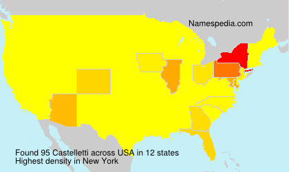 Surname Castelletti in USA Surname Castelletti in USA
