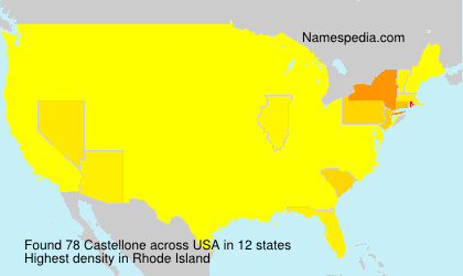 Surname Castellone in USA Surname Castellone in USA