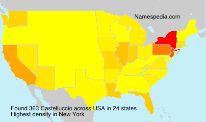 Surname Castelluccio in USA Surname Castelluccio in USA