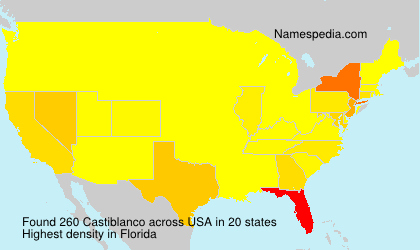 Surname Castiblanco in USA Surname Castiblanco in USA