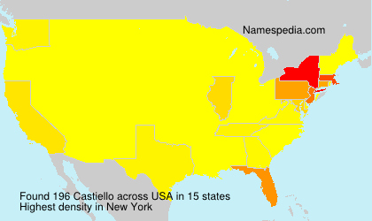 Surname Castiello in USA Surname Castiello in USA