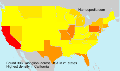 Surname Castiglioni in USA Surname Castiglioni in USA