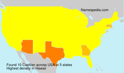 Surname Castilan in USA Surname Castilan in USA