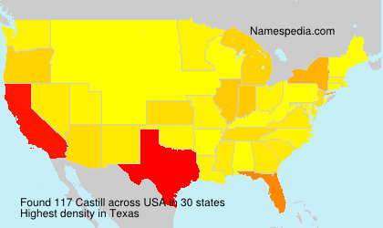 Surname Castill in USA Surname Castill in USA