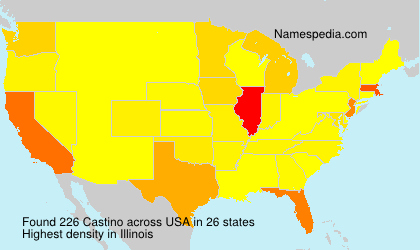 Surname Castino in USA Surname Castino in USA