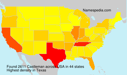 Surname Castleman in USA Surname Castleman in USA
