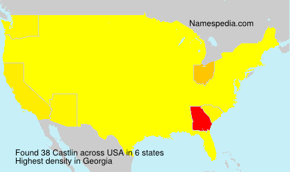 Surname Castlin in USA Surname Castlin in USA