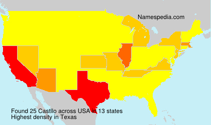 Surname Castllo in USA Surname Castllo in USA