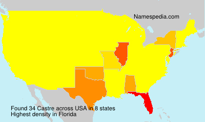Surname Castre in USA Surname Castre in USA
