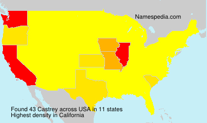 Surname Castrey in USA Surname Castrey in USA