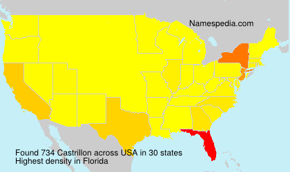 Surname Castrillon in USA Surname Castrillon in USA