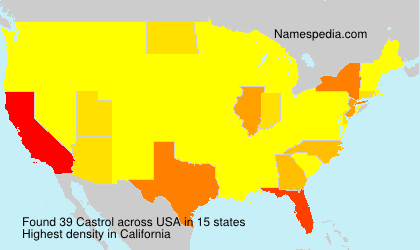Surname Castrol in USA Surname Castrol in USA