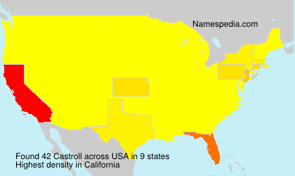Surname Castroll in USA Surname Castroll in USA