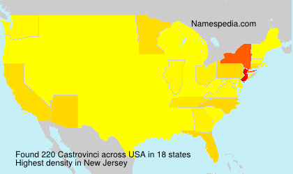 Surname Castrovinci in USA Surname Castrovinci in USA
