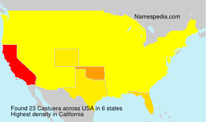 Surname Castuera in USA Surname Castuera in USA