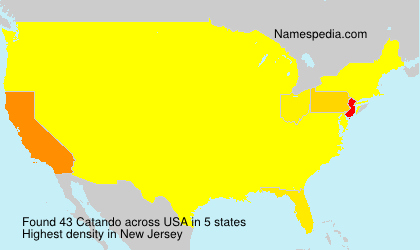 Surname Catando in USA Surname Catando in USA