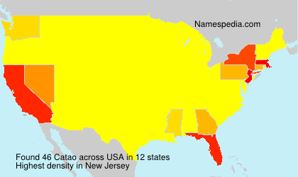 Surname Catao in USA Surname Catao in USA