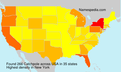 Surname Catchpole in USA Surname Catchpole in USA
