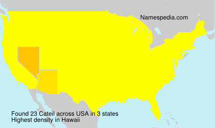 Surname Cateil in USA Surname Cateil in USA