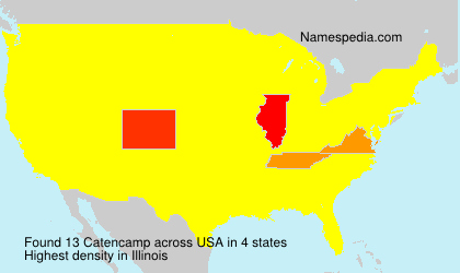 Surname Catencamp in USA Surname Catencamp in USA