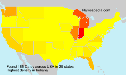 Surname Catey in USA Surname Catey in USA