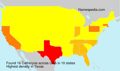 Surname Catheryne in USA Surname Catheryne in USA