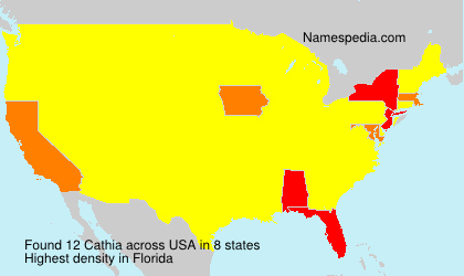 Surname Cathia in USA Surname Cathia in USA