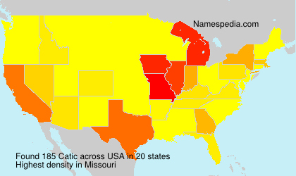 Surname Catic in USA Surname Catic in USA