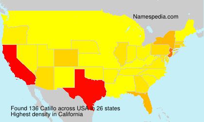 Surname Catillo in USA Surname Catillo in USA
