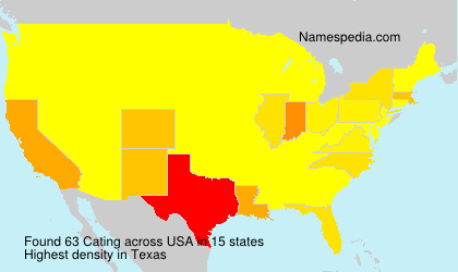 Surname Cating in USA Surname Cating in USA