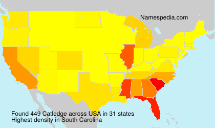 Surname Catledge in USA Surname Catledge in USA
