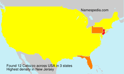 Surname Catozzo in USA Surname Catozzo in USA
