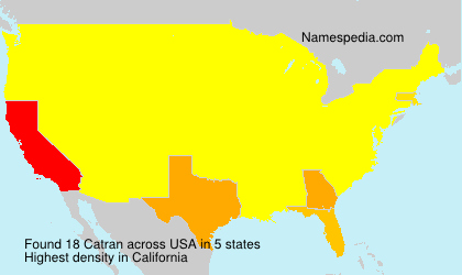 Surname Catran in USA Surname Catran in USA