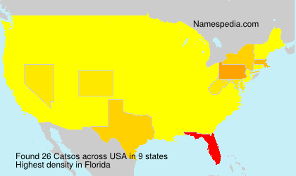 Surname Catsos in USA Surname Catsos in USA