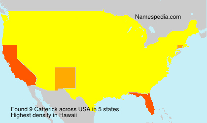 Surname Catterick in USA Surname Catterick in USA