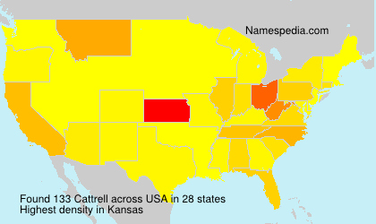 Surname Cattrell in USA Surname Cattrell in USA