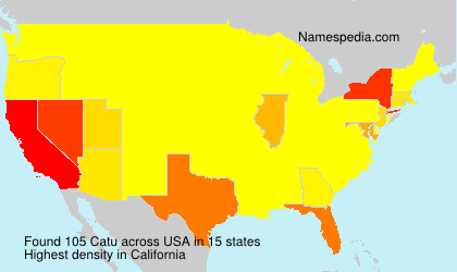 Surname Catu in USA Surname Catu in USA