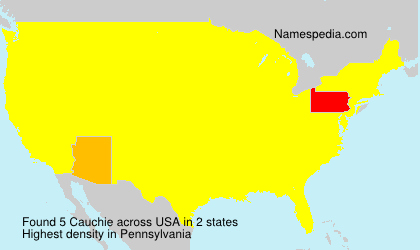 Surname Cauchie in USA Surname Cauchie in USA