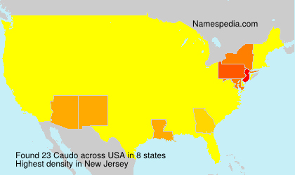 Surname Caudo in USA Surname Caudo in USA