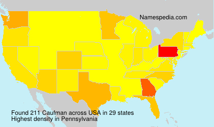 Surname Caufman in USA Surname Caufman in USA