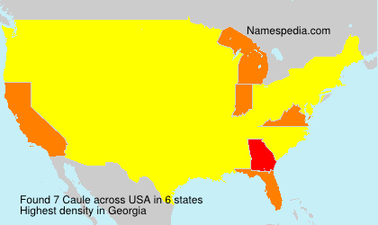 Surname Caule in USA Surname Caule in USA