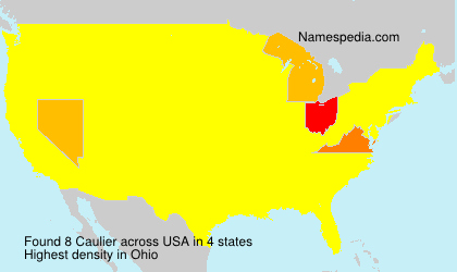 Surname Caulier in USA Surname Caulier in USA