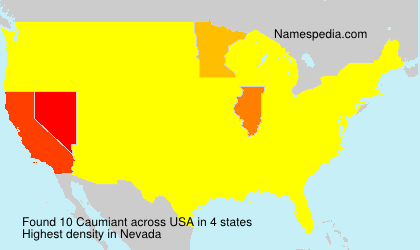 Surname Caumiant in USA Surname Caumiant in USA