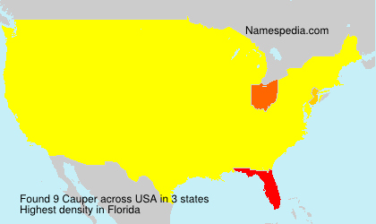 Surname Cauper in USA Surname Cauper in USA
