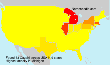Surname Caushi in USA Surname Caushi in USA