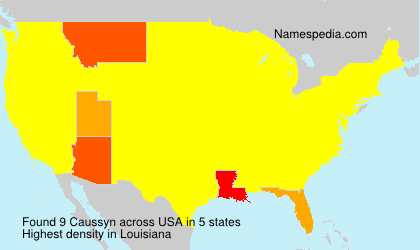 Surname Caussyn in USA Surname Caussyn in USA