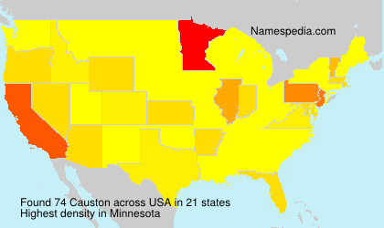 Surname Causton in USA Surname Causton in USA