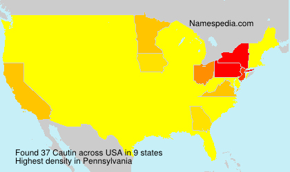 Surname Cautin in USA Surname Cautin in USA