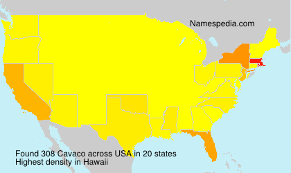 Surname Cavaco in USA Surname Cavaco in USA